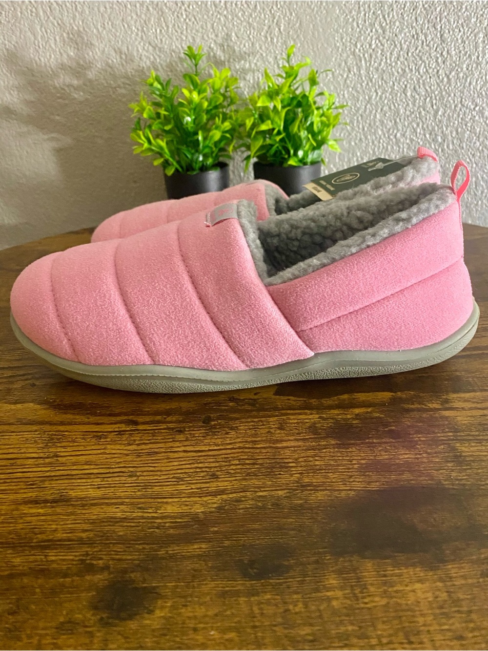Kamik Pink Slip-On Cozy Slippers